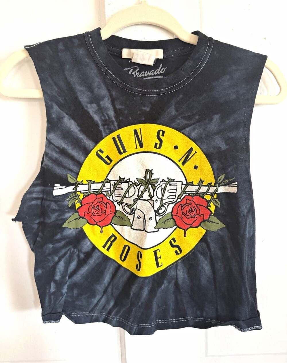 Alice + Olivia Guns N’ Roses Showroom Sample Bravado Tie Dye Muscle Tank RARE- S